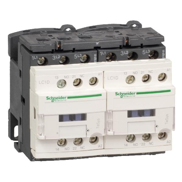 LC2D09BLV SCHNEIDER Contacteur INV 9A 3P (1F+ 1O) BOB 24V BC VERR