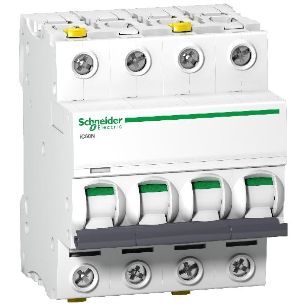 A9F04440 SCHNEIDER Disjoncteur modulaire IC60N 4P 40A courbe C 6000A/10KA