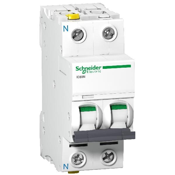 A9F04616 SCHNEIDER Disjoncteur modulaire IC60N 1PN 16A courbe C 6000A/10KA