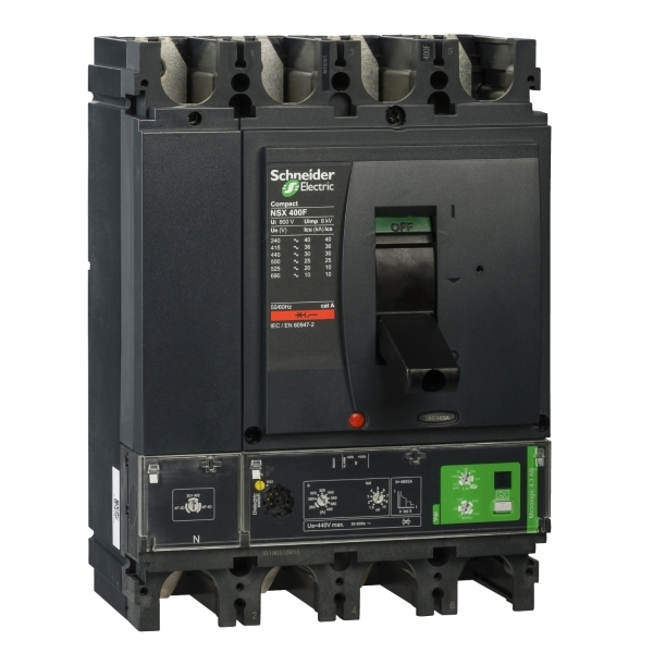 Disjoncteur ComPacT différentiel Vigi NSX400F ML 4.3 AB 400A 4P 36KA