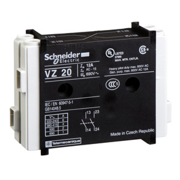 Bloc contacts auxiliares 2F
