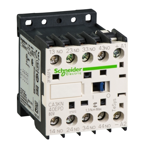 CA3KN40EPD SCHNEIDER Contacteur AUXILIAIRE 4F 80VCC