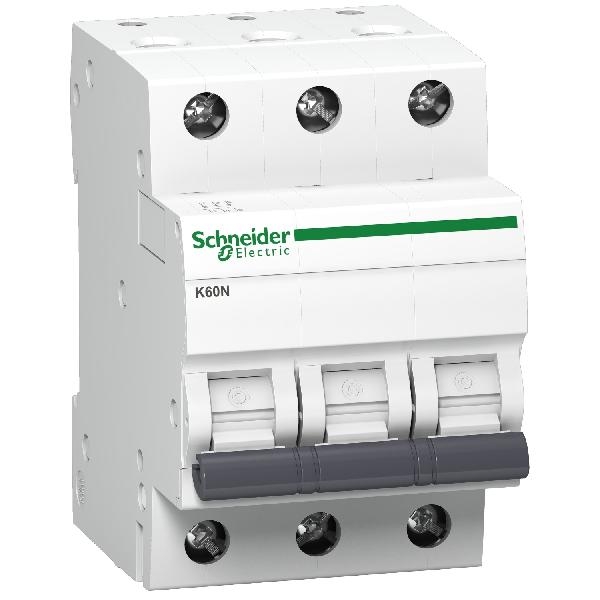 Disjoncteur modulaire K60N 3P 40A courbe_C 6000A