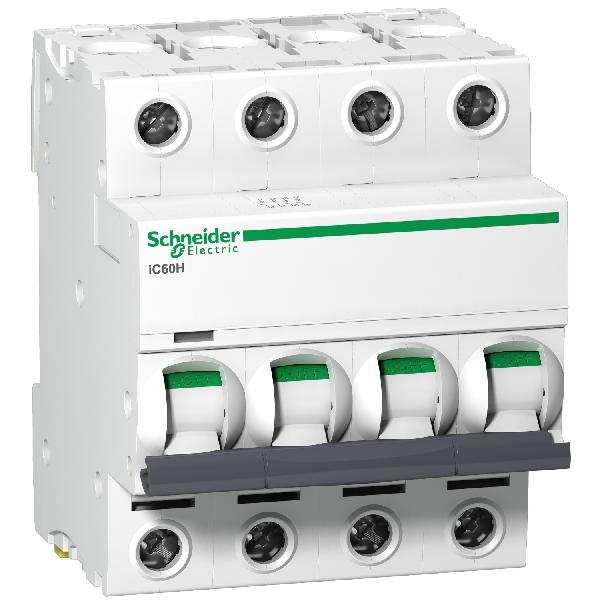 A9F54425 SCHNEIDER Disjoncteur modulaire iC60H 4P 25A courbe C 10000A/15KA A9F54425 SCHNEIDER Disjoncteur modulaire iC60H 4P 25A courbe C 10000A/15KA