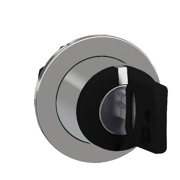 tête BT flush 3 pos à rap noir