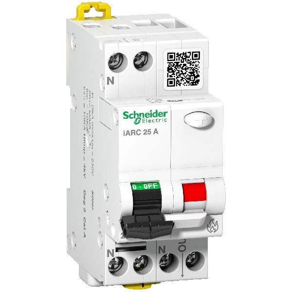 Disjoncteur modulaire fault detection device , Acti 9 Iarc, 1PN, 25A