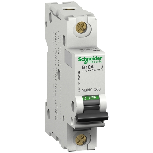 24399 SCHNEIDER Disjoncteur modulaire C60N 1P 6A courbe C 6000A/10KA