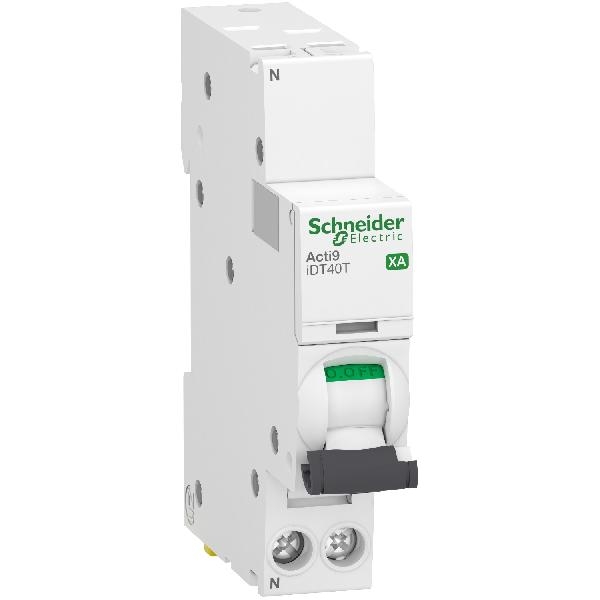 A9PA2625 SCHNEIDER Disjoncteur modulaire iDT40T XA 1PN courbe C 25A 6kA