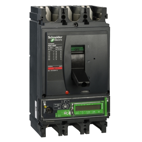 Disjoncteur ComPacT différentiel Vigi NSX400N 3P 50KA MIC 7.3E 400A