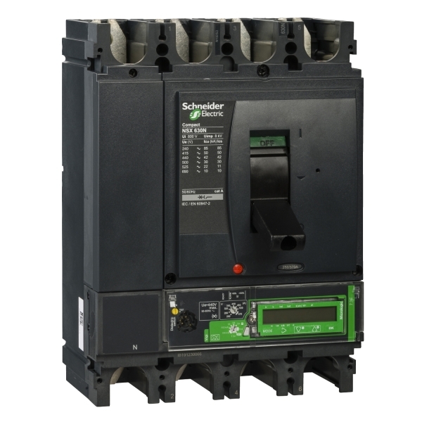 Disjoncteur ComPacT différentiel Vigi NSX630N 4P 50KA MIC 7.3E 570A