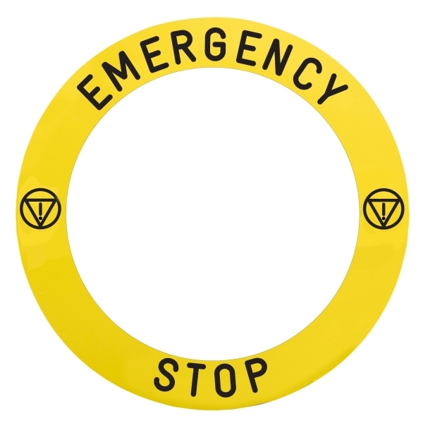 EMERGENCY STOP LEGEND D90