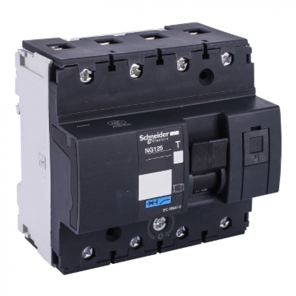 18660 SCHNEIDER Disjoncteur modulaire NG125N 4P 100A courbe C 25KA