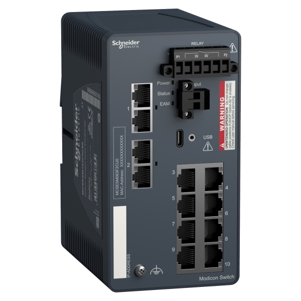 Modicon Switch ESM 8TX/2FX-SM