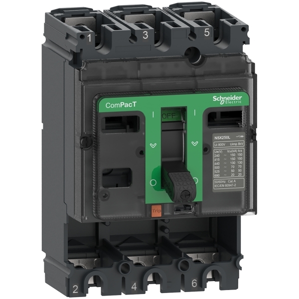 C16N3 SCHNEIDER BLOC DE COUPURE NSX160N 3P 160A 50KA SANS DECL C16N3 SCHNEIDER BLOC DE COUPURE NSX160N 3P 160A 50KA SANS DECL