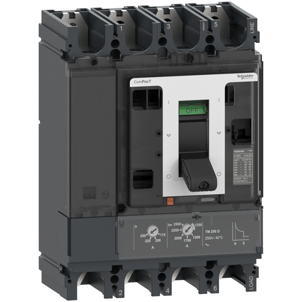 Disjoncteur ComPacT NSX320 DC PV 4P4D 320A