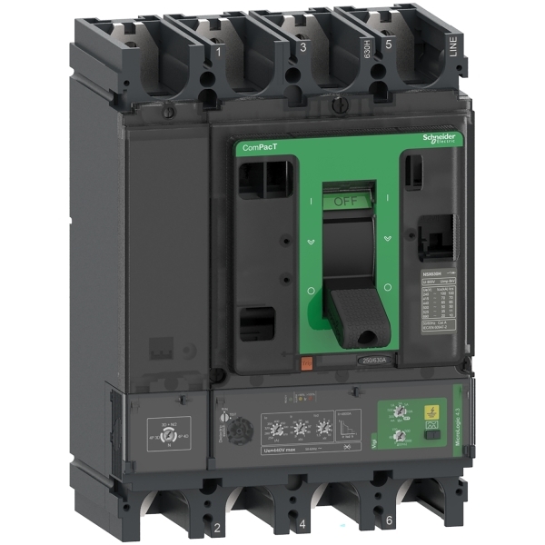 Disjoncteur ComPacT différentiel Vigi NSX400N 4P4D ML.4.3 400A 50KA