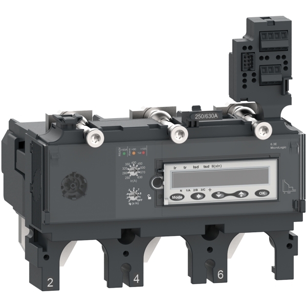 Déclencheur NSX630 3P3D 500A MICROLOGIC 6.3EM