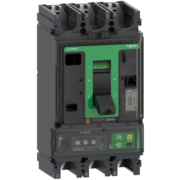 Disjoncteur ComPacT différentiel Vigi NSX630N 3P3D 570A ML.4.3 50KA