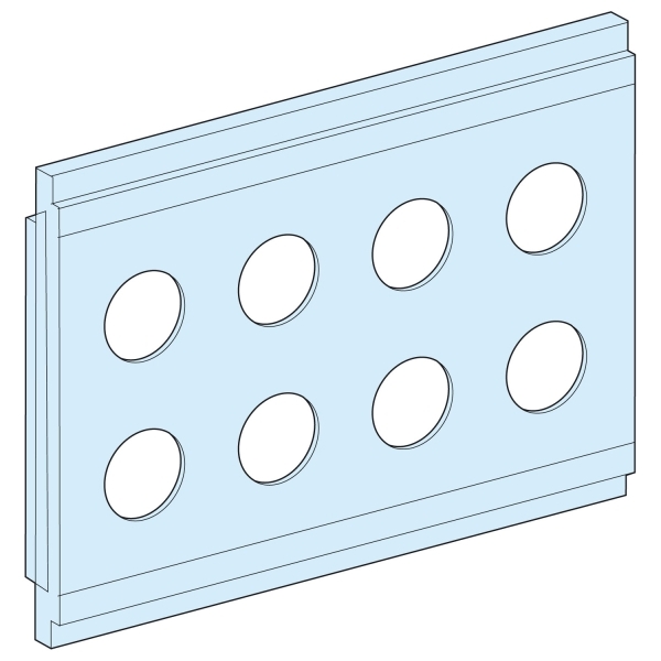 Platine 210x150 8 trous IP55