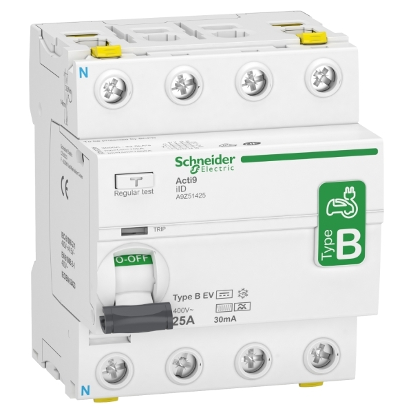 INTER DIF 4P 25A 30mA B EV