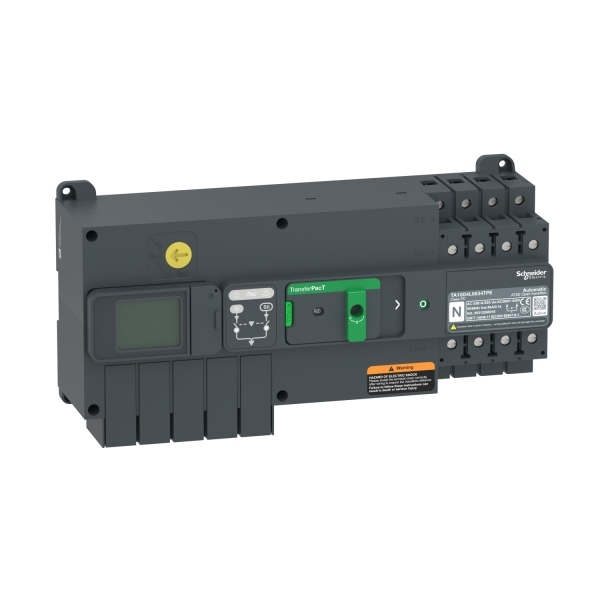 TransferPacT Active TA100 - inverseur de sources - LCD - 40A - 4P - 400Vca