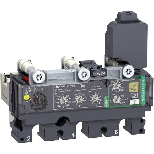 Déclencheur différentiel Vigi NSX160 3P3D 160A MICROLOGIC 4.2AL