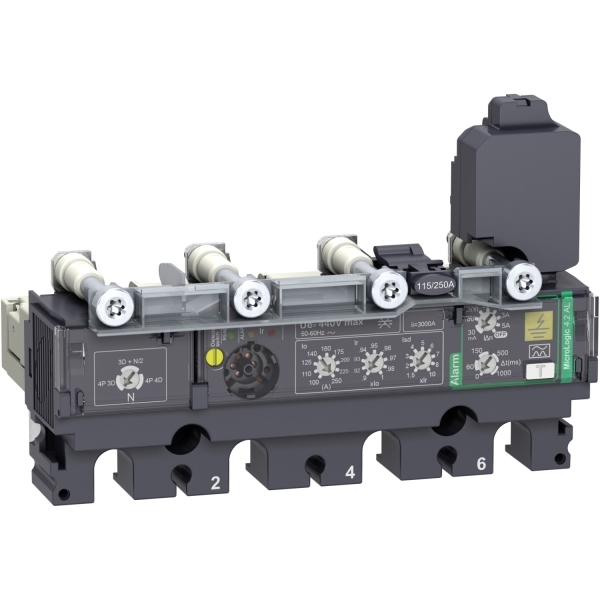 Déclencheur différentiel Vigi NSX160 4P4D 160A MICROLOGIC 4.2AL
