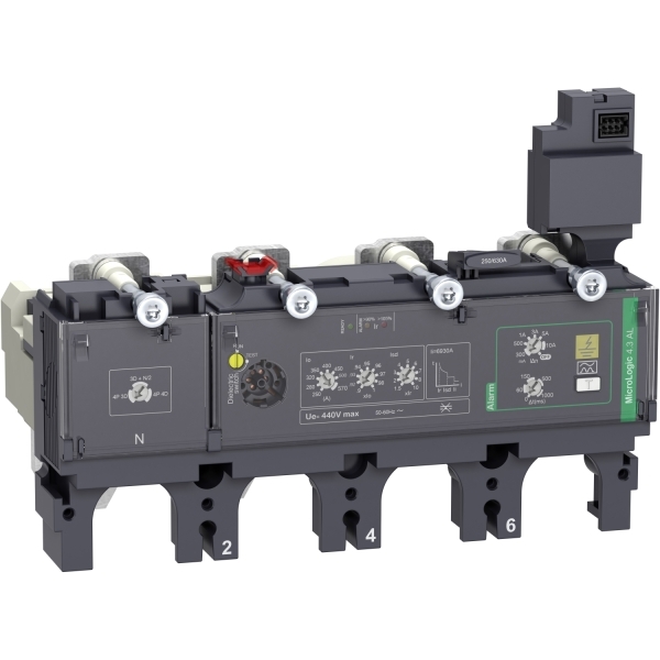 Déclencheur différentiel Vigi NSX630 4P4D 570A MICROLOGIC 4.3AL