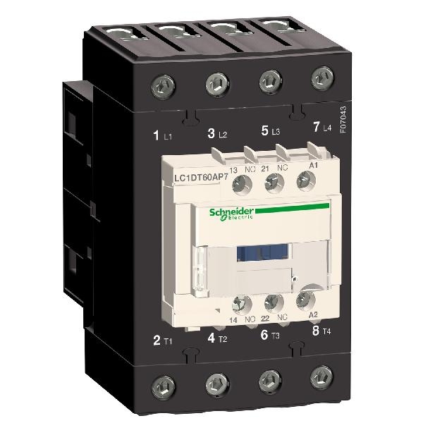 LC1DT60AE7 SCHNEIDER Contacteur 4P 60A BOB 48V ca