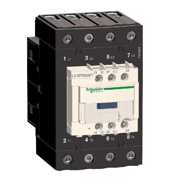 LC1DT80AE7 SCHNEIDER Contacteur 4P 80A BOB 48V ca