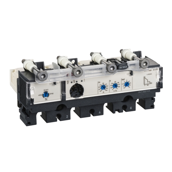Déclencheur MICROLOGIC 2.2G 100A 4P4D NSX100-250
