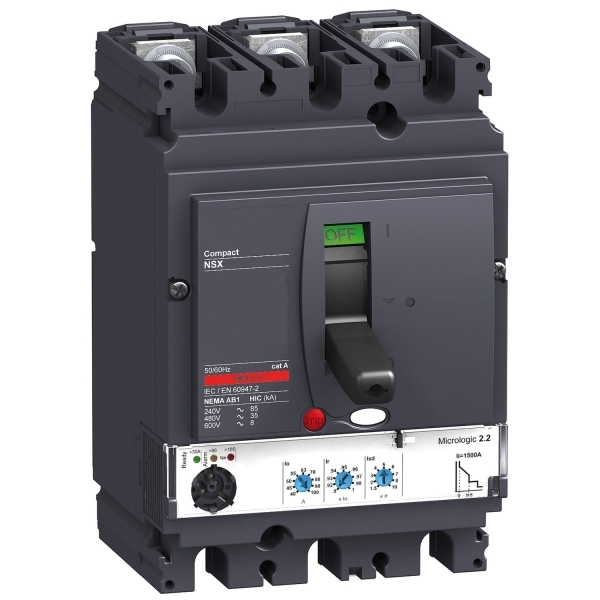 Disjoncteur ComPacT NSX160N ML 2.2 40A 3P3D 50KA