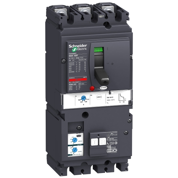Disjoncteur ComPacT différentiel Vigi NSX160F MH TM125D 3P3D 36KA
