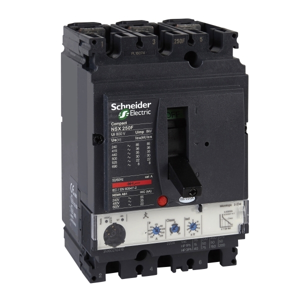 Disjoncteur ComPacT NSX250N ML 2.2M 150A 3P3D 50KA