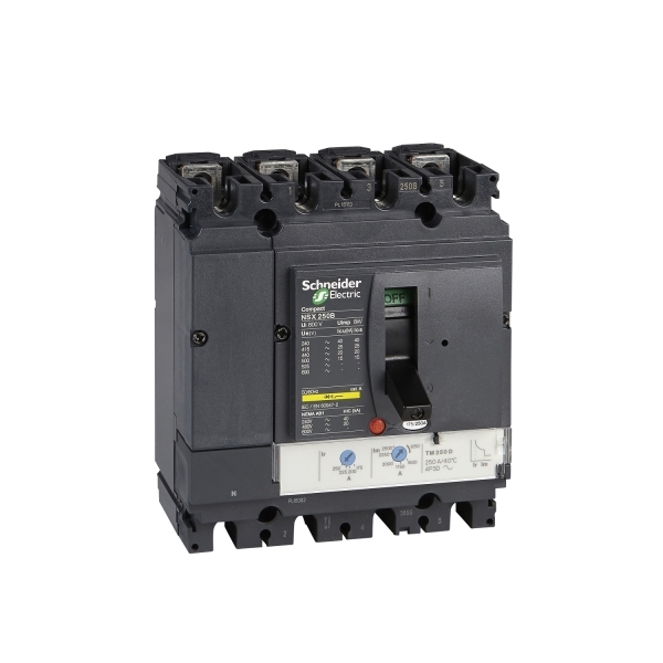 Disjoncteur ComPacT NSX250N TM125D 4P3D 50KA