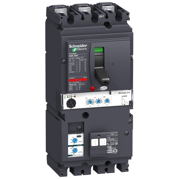 Disjoncteur ComPacT différentiel Vigi NSX250F MH ML 2.2 160A 3P3D 36KA