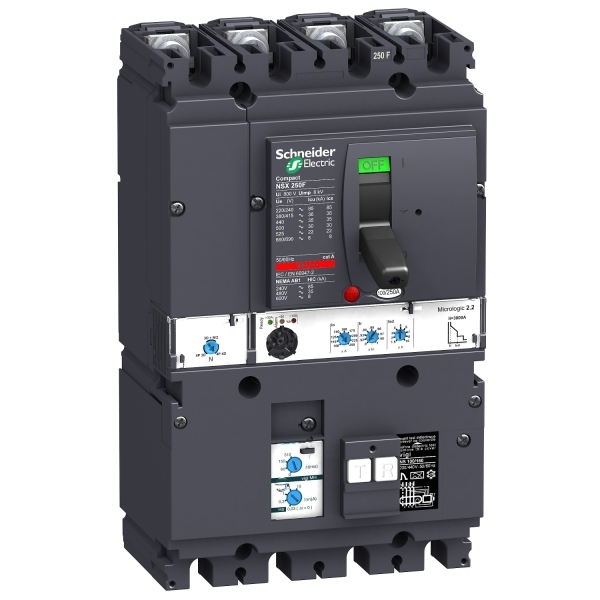 Disjoncteur ComPacT différentiel Vigi NSX250F MH ML 2.2 160A 4P4D 36KA
