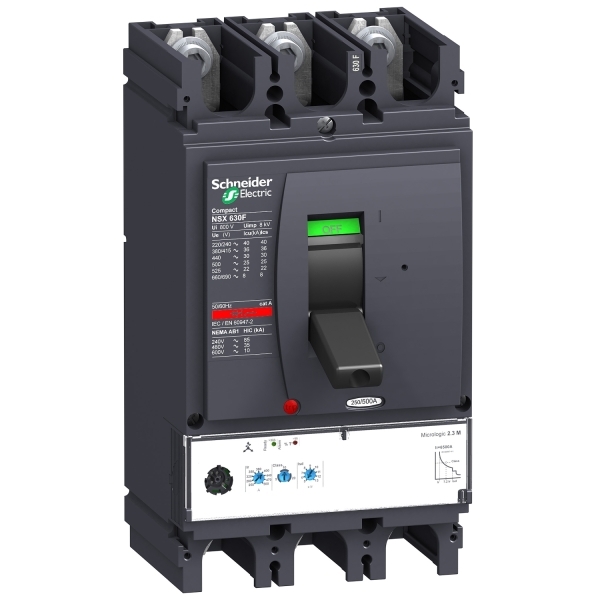 Disjoncteur ComPacT NSX630F 3P3D ML 2.3M 500A