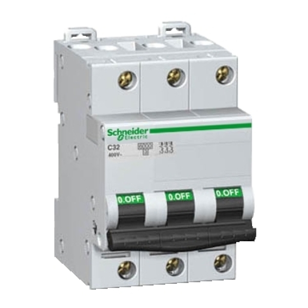 21385 SCHNEIDER Disjoncteur modulaire DT40N 3P 10A courbe C 6000A/10KA