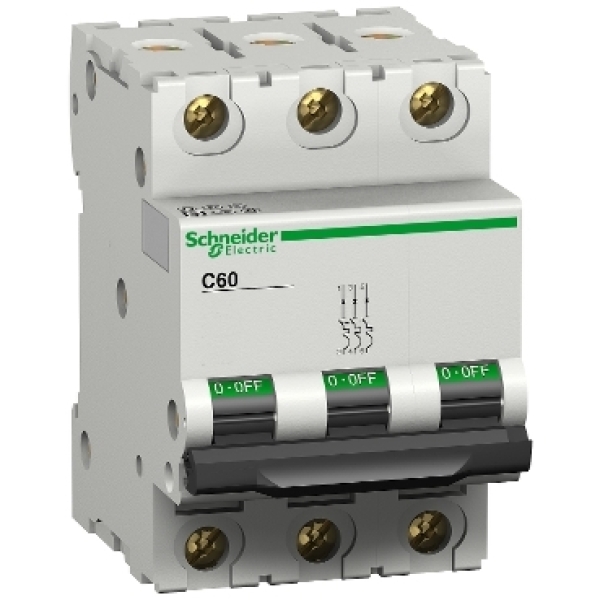 25437 SCHNEIDER Disjoncteur modulaire C60L 3P 16A courbe C 15000/25kA 25437 SCHNEIDER Disjoncteur modulaire C60L 3P 16A courbe C 15000/25kA