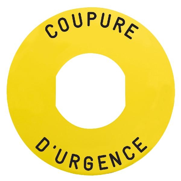 ETIQUETTE CIRCULAIRE JAUN