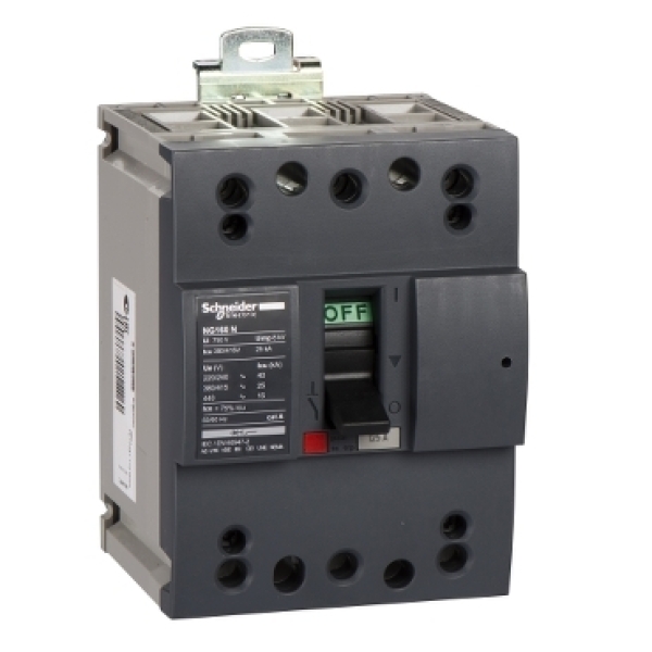 Disjoncteur modulaire NG160N 3P3D TM125D 30kA