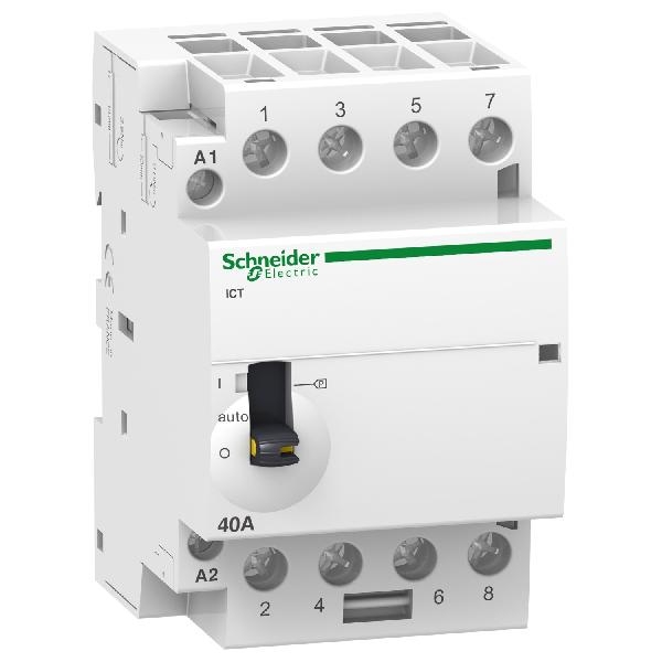 CONT MOD CDE MAN 40A 4NO 24V