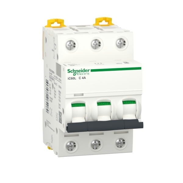 A9F94304 SCHNEIDER Disjoncteur modulaire IC60L 3P 4A courbe C 15000A/25KA