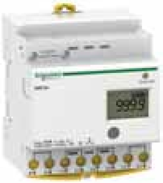 Acti9 iME4zr - compteur d&rsquo;énergie triphasé+neutre modulaire - 400V - 0..63A