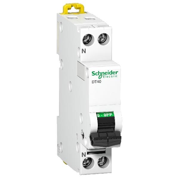 A9N21022 SCHNEIDER Disjoncteur modulaire DT40 1PN 4A courbe C 4500A/6KA