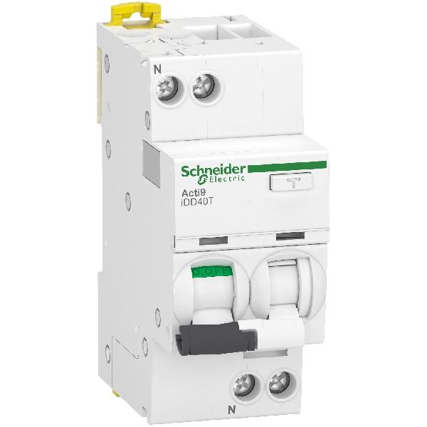 Disjoncteur ComPacT différentiel Vigi DT40 1PN 16A courbe_C 30mA AC 6KA/4500A