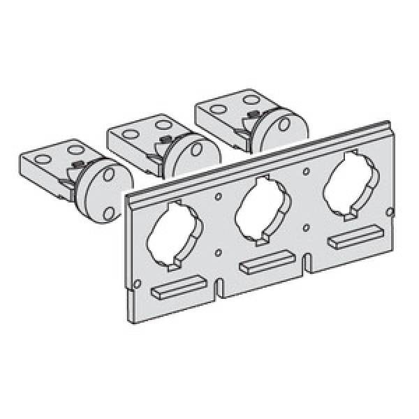RACC. 3P PAR AVAL HOR 630/1600A